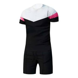 Ensemble de t-shirts et shorts surdimensionnés pour hommes, ensemble de t-shirts lourds décontractés, séchage rapide, impression personnalisée, vêtements de ville grande taille - Product Image 6