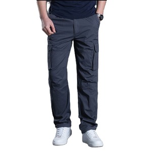 Pantalones Cargo para Hombre, Tela de Poliéster/Algodón de Alta Calidad, Transpirables, de Secado Rápido, Cordura, Cintura Baja, al por Mayor - Product Image 1