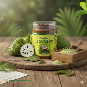 Poudre de feuilles de corossol 100gm sans conservateurs Graviola SOURSOP FEUILLES SÈCHES - Product Image 3