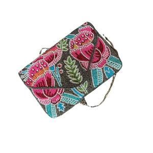 Guru Kirpa Export House à la mode perlée enveloppe pochette pour femmes toile sacs de soirée-vente en gros - Product Image 2