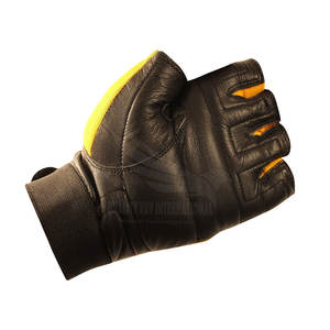 Guantes de gimnasio de cuero transpirable para levantamiento de pesas Ciclismo Gimnasio y entrenamiento Soporte de entrenamiento - Product Image 3
