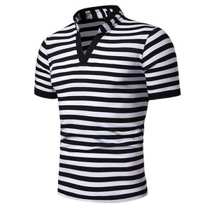 Polos para hombre de talla grande personalizados para hombre, Polo de golf con logotipo bordado impreso, algodón y poliéster de alta calidad - Product Image 4