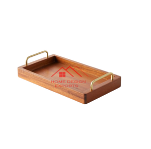 Round Shape Home Decorative Food Serving tray <b>And</b> <b>Plates</b> for Drinks <b>And</b> Food Serving Hotel Accessories - Product Image 3