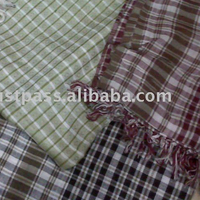 Premium kelas atas kualitas 100% katun Arafat/Yashmagh Arab Shemagh syal & selendang-reversibel syal pria