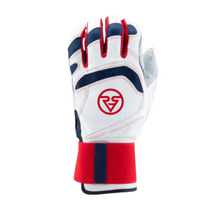 Gants de frappe de baseball en cuir personnalisables, internationaux, haute qualité, antidérapants, avec sangle de poignet réglable, logo personnalisé - Product Image 2