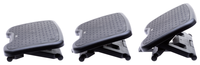 Repose-pieds de bureau ergonomique pliable et extensible en plastique, 3 positions de hauteur, moderne, pour bureau et salon