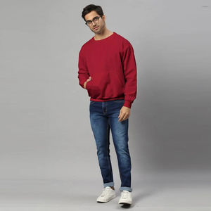 Sweat-shirt pour homme, parfait pour le haut, en polaire ultra doux, col rond, décontracté au quotidien, superposition et confort en plein air, 2025 - Product Image 2