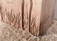 Armoires de chambre à coucher pliables en bois, grand format, style minimaliste moderne, écologiques, durables, 3 étagères, pour salon et atelier