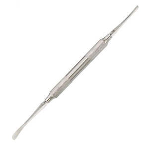 Instrumentos Bone Bridge: Raspador dental manual de acero inoxidable de alta calidad, 185 mm, Micro Freer, mango hueco de 10 mm, doble punta - Product Image 1