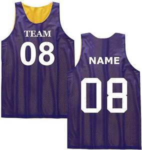 Gilet de basket-ball vintage: maillots à séchage rapide en maille brodée-Design personnalisé en gros - Product Image 3