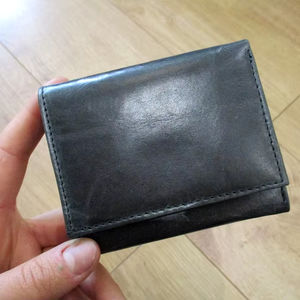 Logo personnalisé Vintage en cuir véritable hommes portefeuille à trois volets LTW-0082 RFID antivol caractéristique courte longueur usage quotidien PC matériel - Product Image 1