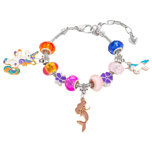 Accesorios de joyería de lujo de aleación de Zinc Retro DIY, cuentas de tres vías, pulsera de agujero grande colgante único, cierre de joyería, fianza - Product Image 6