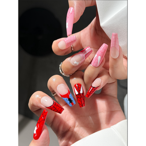 <b>Spider</b> Duo Press-on Nail Art Elegant Design for Nail Enhancement - Product Image 4