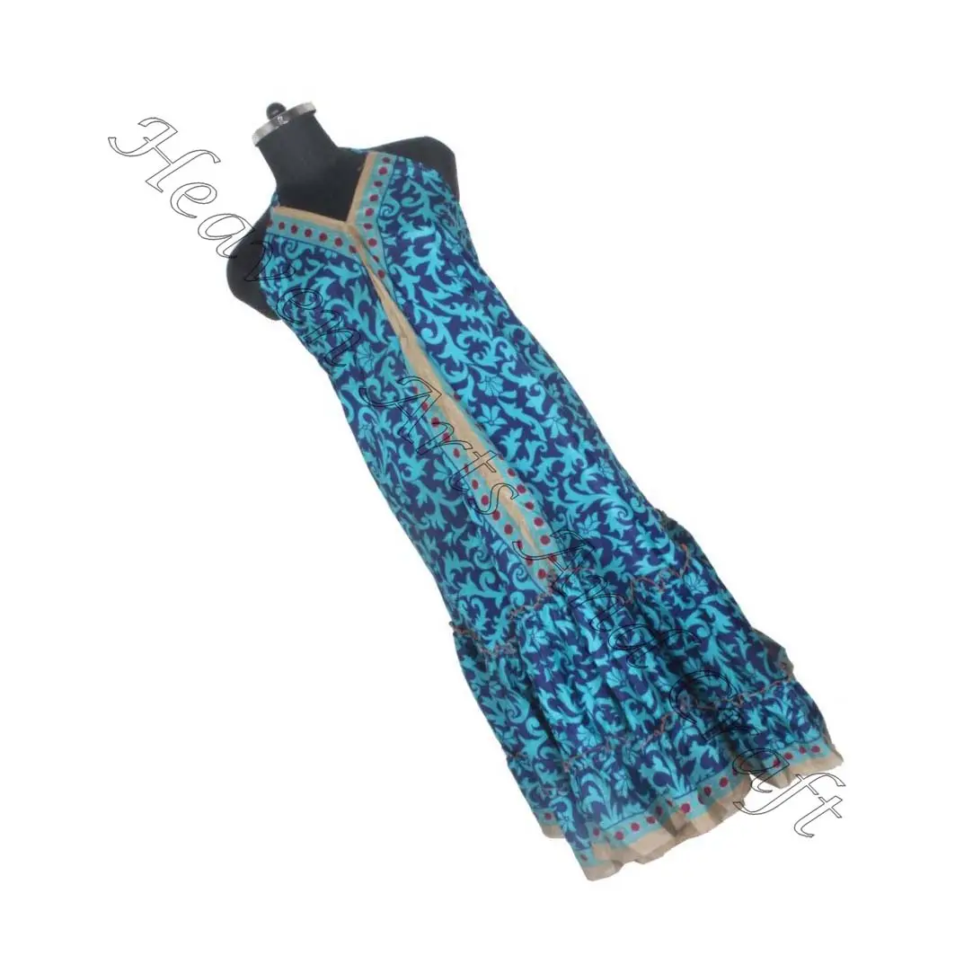 SD006 сари/Шари индийская и Пакистанская одежда из Индии хиппи бохо Лидер продаж индийское винтажное шелковое платье ручной работы сари