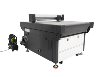 Máquina Cortadora CNC DTF de Rollo a Hoja en Oferta, con Seguimiento Automático CCD, Plotter de Cama Plana con Motor para Películas de Transferencia y Etiquetas