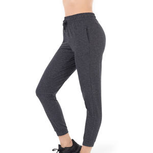 Pantalones de chándal unisex con logotipo personalizado para mujer, ropa de correr informal con cordón de algodón, bolsillos laterales, decoración de encaje de invierno, Jogger plano - Product Image 3