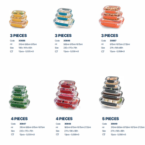 Versatile Multi-Size <b>Storage</b> <b>Containers</b> With Durable Design for Home and Office Organization Solutions - Product Image 2