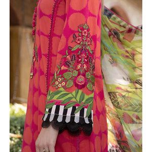 Costumes Salwar Kameez droits pakistanais et indiens modernes Costume ethnique pakistanais de créateur Robe de pelouse de qualité impressionnante Service OEM - Product Image 5