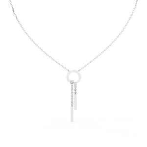 Collar de Oro de 18K con Diamantes Cultivados en Laboratorio para Mujer, Hermosa Pieza de Joyería - Product Image 3