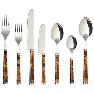 Ensemble de couverts en acier inoxydable de haute qualité avec poignée en nacre Couverts de luxe Vaisselle élégante pour la cuisine à domicile - Product Image 3