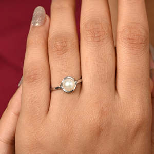 Compre Anillos de Plata de Ley 925 con Perlas para Mujer - Product Image 4