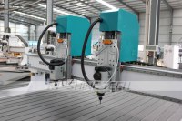 Máquina CNC para Trabajar la Madera 2030, Doble Husillo, Motor Servo Delta, Máquina de Corte CNC para Fabricación de Muebles