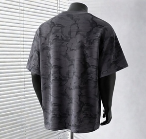 เสื้อยืดโอเวอร์ไซส์ลายเทรนดี้สำหรับผู้ชายปี 2026 พิมพ์ลายแบบซับลิเมชั่นเต็มตัว สไตล์ลำลอง คอกลม แขนสั้น รับผลิตแบบ OEM ODM - Product Image 2