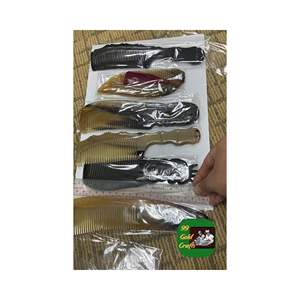 Venta al por mayor, peine clásico de cuerno de búfalo de gran tamaño, Salón hecho a mano, cuidado diario del cabello, recuerdo, proveedor de Vietnam, diseño clásico natural - Product Image 6