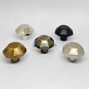 Hexagone En Laiton Massif Cabinet Lourds Bouton À La Main En Gros ROYAUME-UNI ETATS-UNIS Meubles Matériel En Vrac Tiroir Armoire Poignée Poignées - Product Image 2