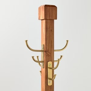 ชั้นวางของทองเหลืองทำจากไม้และโลหะ - Product Image 2