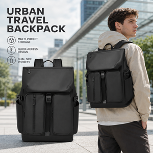 Customized Easy Access <strong>Commute</strong> Convertible Flap <strong>Backpack</strong> 15.6 Inch Water Resistant Multi Pocket Quick Access Travel Bag Mochila - Product Image 1