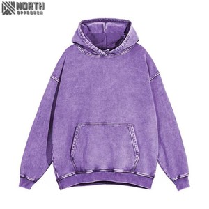 OEM personalizado Unisex Fleece Hoodie de doble cara Logo estampado bordado Hip Hop Streetwear Anti-encogimiento de los hombres y las mujeres de moda - Product Image 3