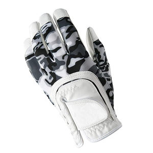 Guantes de Golf de camuflaje blanco de alta calidad 2023, guantes de mano de cuero duraderos con tamaño personalizado y logotipo, uso de mano derecha para deportes - Product Image 2