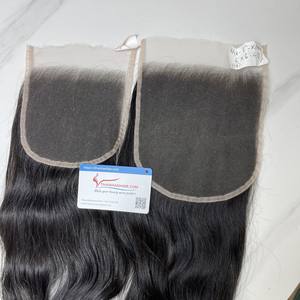 Promotion : Cheveux vietnamiens naturels Thanh An T08, closure 4x4-7x7, haute densité, Remy brut, soyeux, prêts à être expédiés - Product Image 1