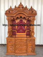 Unité de prière contemporaine en teck moderne, durable et écologique pour la maison sikh, couleur personnalisée, Berma Mandir, salon
