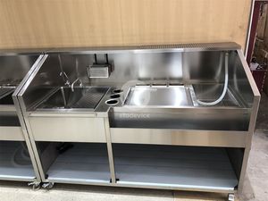 Estación de bar para cócteles, carpa exterior, estación de bar móvil, estación de bar móvil para bodega de cócteles, estación de bar móvil tipo maleta para cócteles - Product Image 5