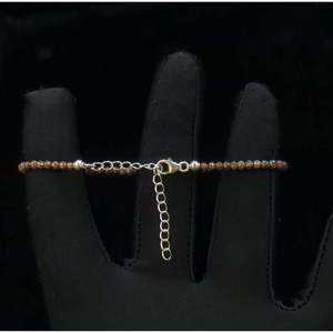 925 Sterling Silver Diamond <b>Bracelet</b> with Champagne Red Balls Elegant and Luxurious Accessory - Product Image 4