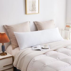 Almohada de cuerpo de refrigeración cómoda de tamaño QUEEN, inserto de 20X54 pulgadas para durmientes de lado, almohadas de maternidad para mujeres embarazadas - Product Image 3