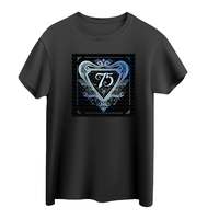 T-shirt court décontracté basique personnalisé pour femme, 100 % coton 160 g/m², imprimé de haute qualité, uni, boutonné, toutes saisons, grandes tailles