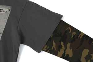 T-shirt à manches longues 100% coton double couche imprimé personnalisé Streetwear pour hommes à vendre par Fast Go Industry - Product Image 5