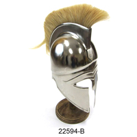 Cordon de fer fait à la main du casque d'armure d'anneau avec casque d'armure antique de cuivre pour le casque d'armure médiéval en gros