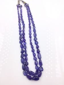 Perles lisses en Tanzanite naturelle pour la fabrication de bijoux fins, collier en pierres précieuses - Product Image 6