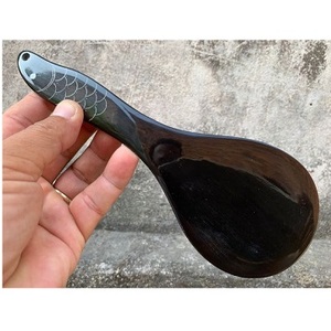 Serveur de salade Offre Spéciale indien Serveurs de cuillère à salade en corne de buffle faits à la main Couverts Meilleur pour taille personnalisée Prix le plus bas et bas prix - Product Image 1