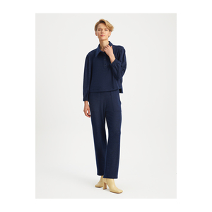 Blusa de mujer Karisim viscosa con Cuello de camisa Blusa elegante y cómoda - Product Image 4