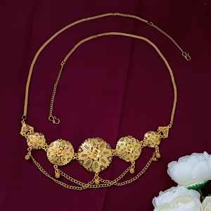 ชุดเครื่องประดับร่างกายชุบทองสไตล์อินเดียเข็มขัดคาดเอวสายโซ่รัดเอววินเทจชุดเครื่องประดับ kamarbandh สำหรับงานแต่งงานสำหรับผู้หญิง - Product Image 2