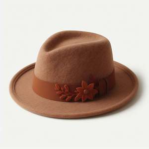 Vintage Inspired Felt Hat Retro <b>Charm</b> Feminine Appeal and Versatile Design - Product Image 1