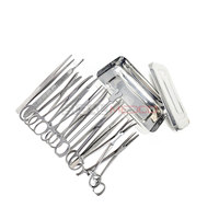Kit de Suture Réutilisable en Acier Inoxydable Allemand pour Chirurgie Mineure, Boîte à Instruments, Utilisation Vétérinaire en Clinique, Incluant SIGAL