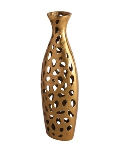 <b>Unique</b> Design Customized Finished Metal Flower <b>Vase</b> Wholesale Exporter Custom Best Design Aluminium Metal Flower <b>Vases</b> - Product Image 3