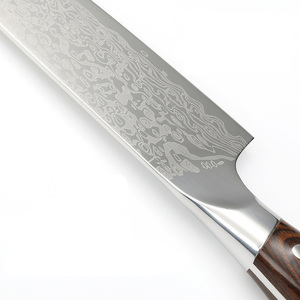มีดเชฟสแตนเลสแบบมืออาชีพมีดทำอาหารด้ามไม้ - Product Image 5