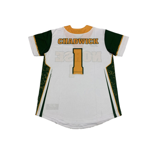 Offre Spéciale personnalisé 100% polyester maillot de baseball raglan chemise boutonnée pour les joueurs de baseball et de softball - Product Image 5
